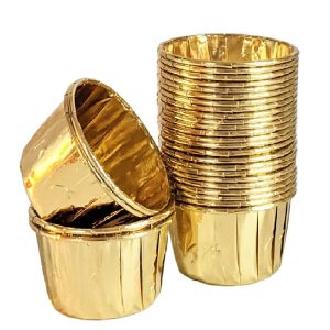 Gold Muffin Cupcake Kalıbı Kek Kapsülü 25'li