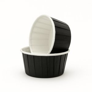 Siyah Muffin Cupcake Kalıbı Kek Kapsülü 50'li